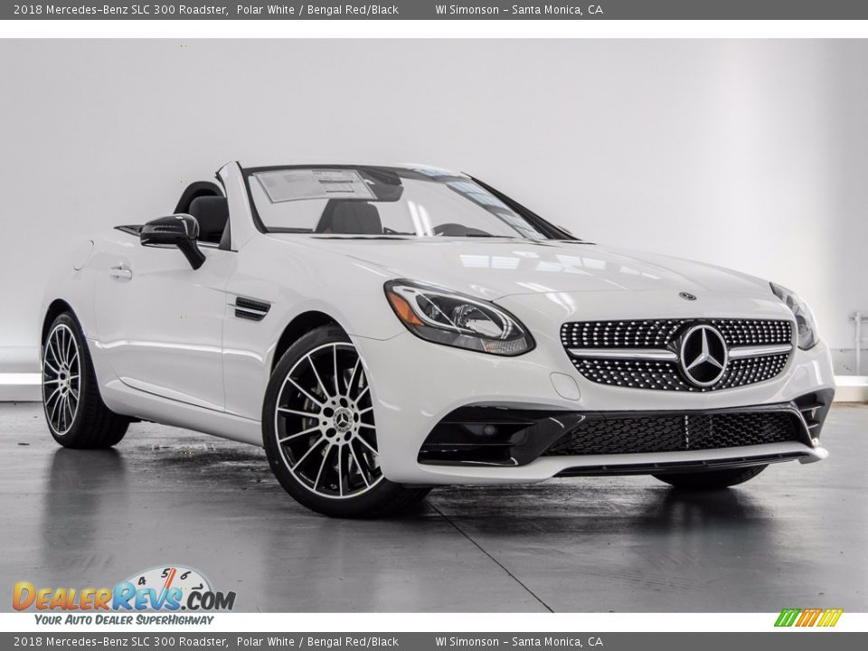 Front 3/4 View of 2018 Mercedes-Benz SLC 300 Roadster Photo #12