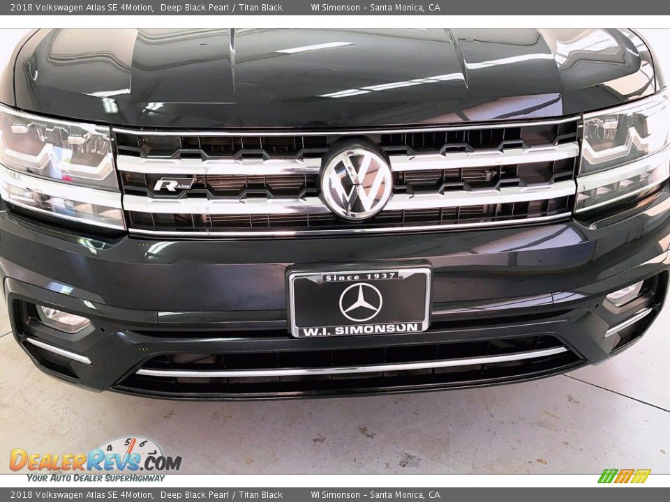 2018 Volkswagen Atlas SE 4Motion Deep Black Pearl / Titan Black Photo #29