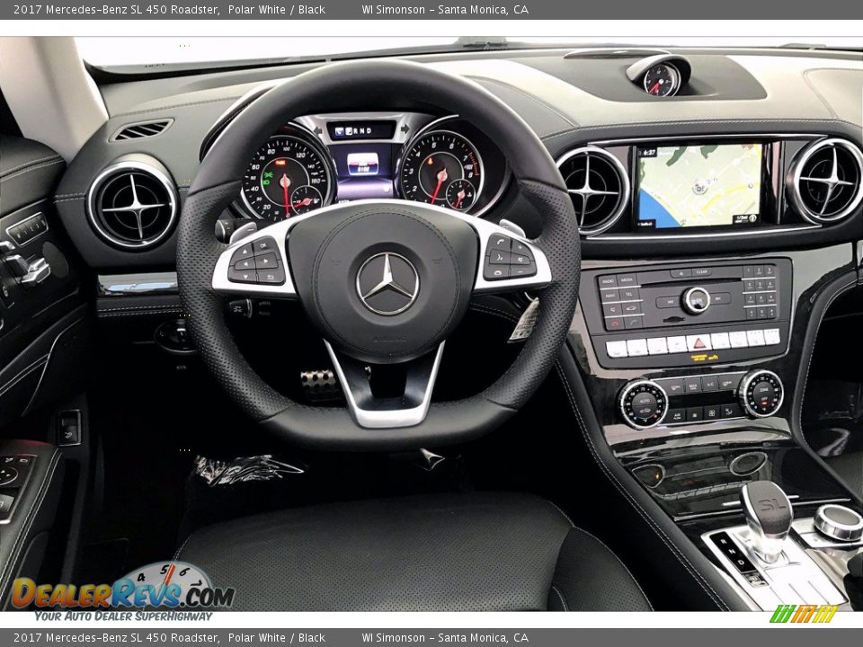 Dashboard of 2017 Mercedes-Benz SL 450 Roadster Photo #4