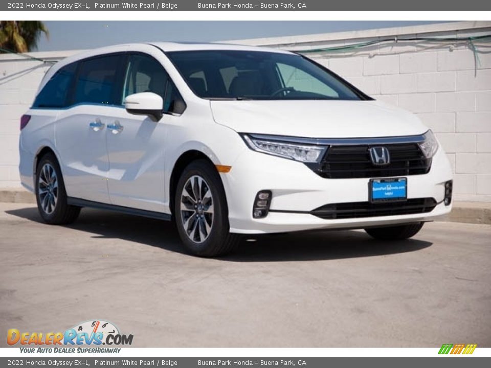 Front 3/4 View of 2022 Honda Odyssey EX-L Photo #1
