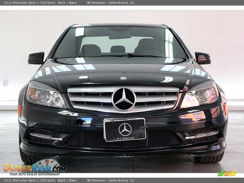 2011 Mercedes-Benz C 300 Sport Black / Black Photo #2