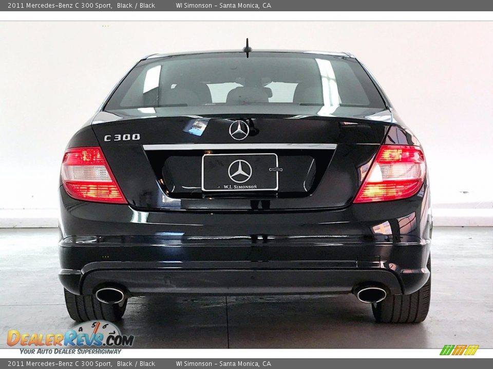 2011 Mercedes-Benz C 300 Sport Black / Black Photo #3