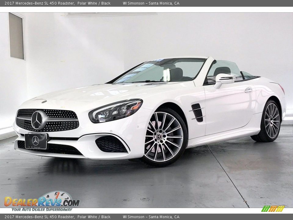 Polar White 2017 Mercedes-Benz SL 450 Roadster Photo #12