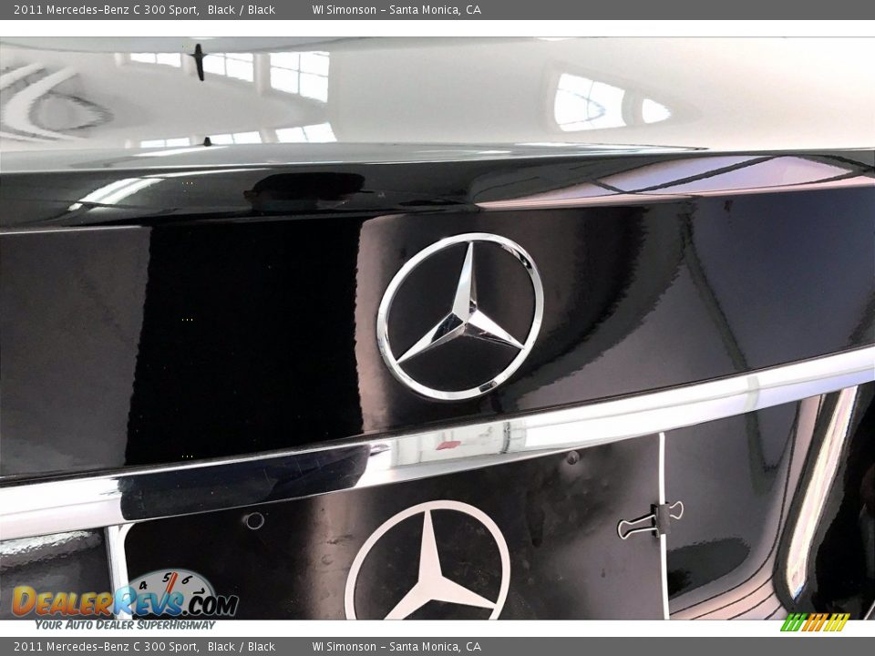 2011 Mercedes-Benz C 300 Sport Black / Black Photo #7