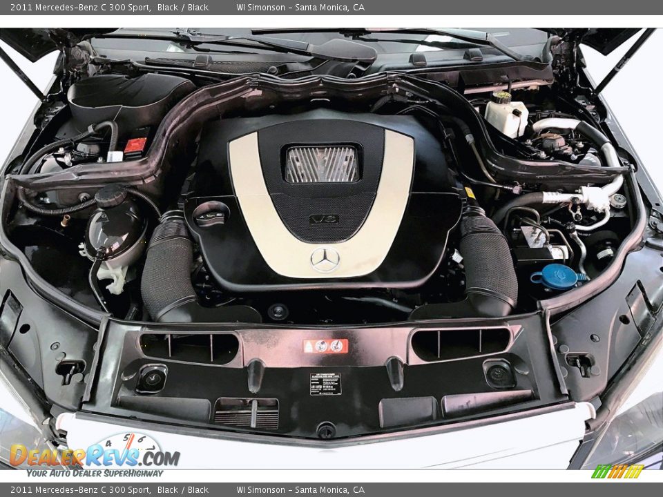 2011 Mercedes-Benz C 300 Sport Black / Black Photo #9