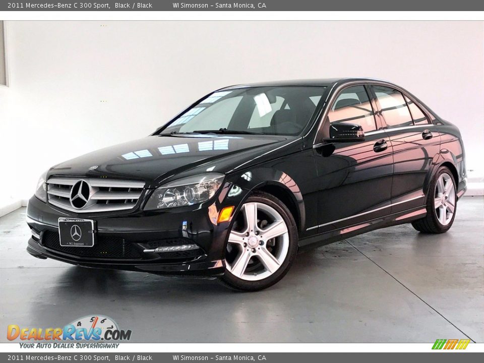 2011 Mercedes-Benz C 300 Sport Black / Black Photo #12