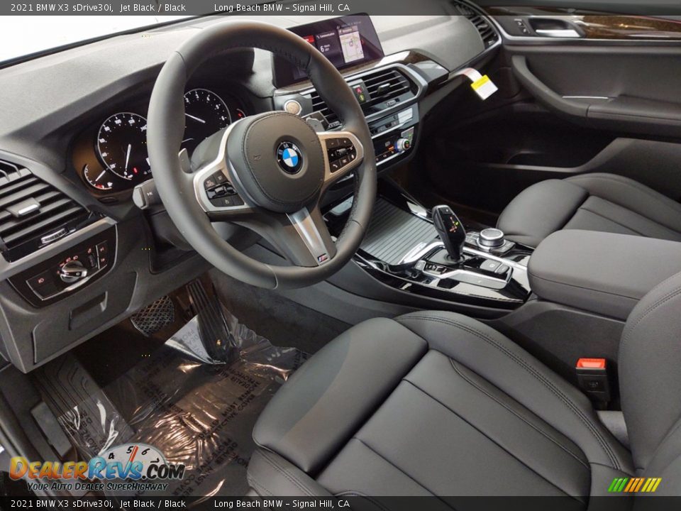2021 BMW X3 sDrive30i Jet Black / Black Photo #12