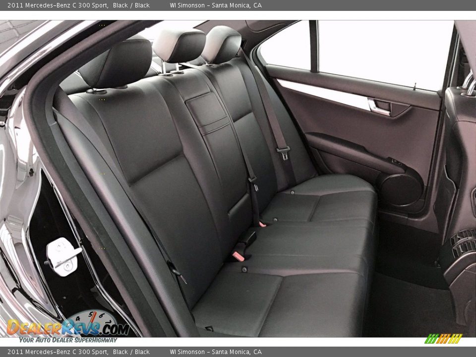 2011 Mercedes-Benz C 300 Sport Black / Black Photo #19
