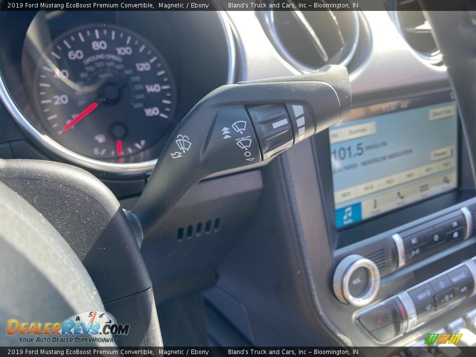 2019 Ford Mustang EcoBoost Premium Convertible Magnetic / Ebony Photo #29