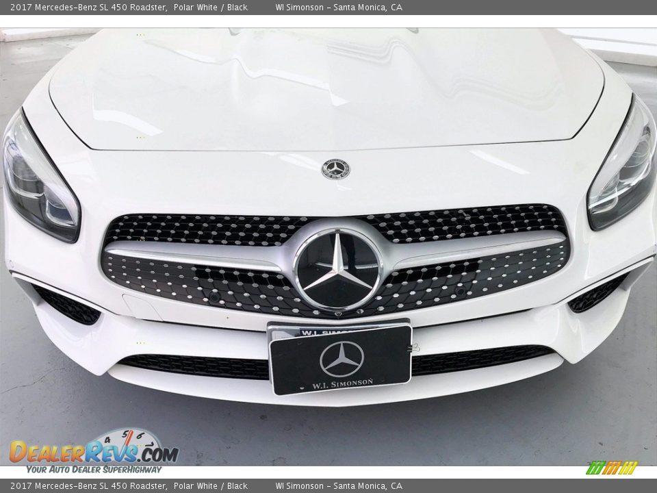 2017 Mercedes-Benz SL 450 Roadster Polar White / Black Photo #28