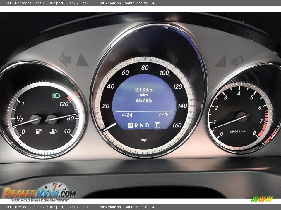 2011 Mercedes-Benz C 300 Sport Black / Black Photo #23