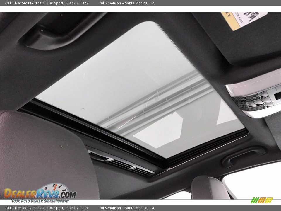 2011 Mercedes-Benz C 300 Sport Black / Black Photo #24