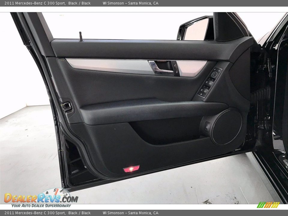 2011 Mercedes-Benz C 300 Sport Black / Black Photo #25