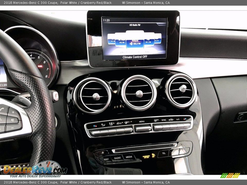 Controls of 2018 Mercedes-Benz C 300 Coupe Photo #5