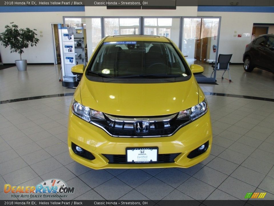 2018 Honda Fit EX Helios Yellow Pearl / Black Photo #2