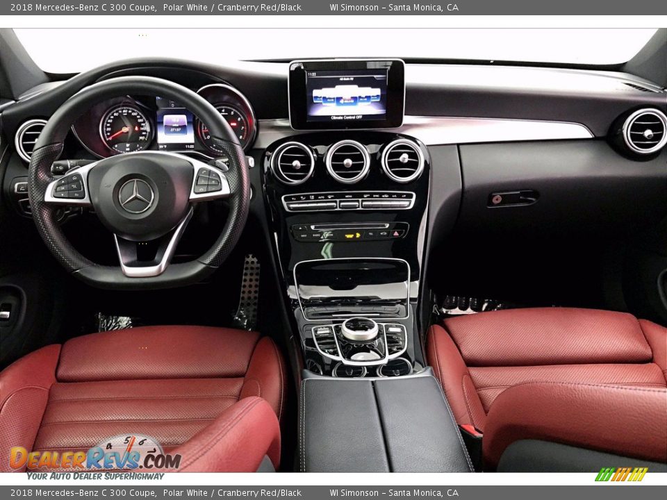 Dashboard of 2018 Mercedes-Benz C 300 Coupe Photo #14
