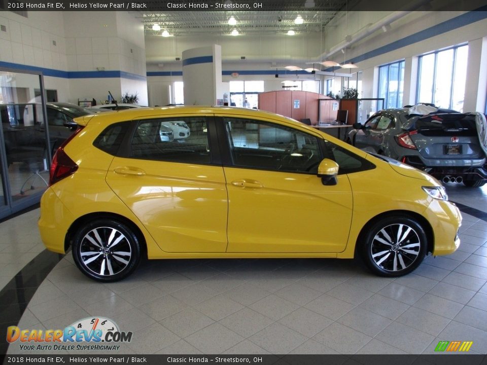 2018 Honda Fit EX Helios Yellow Pearl / Black Photo #4