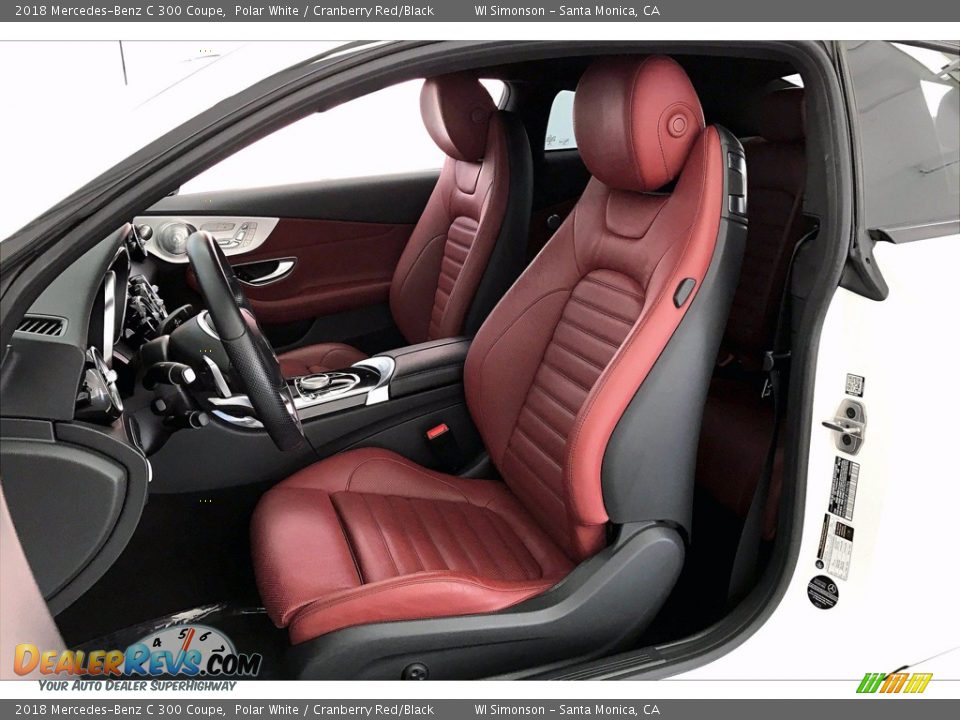 Front Seat of 2018 Mercedes-Benz C 300 Coupe Photo #17