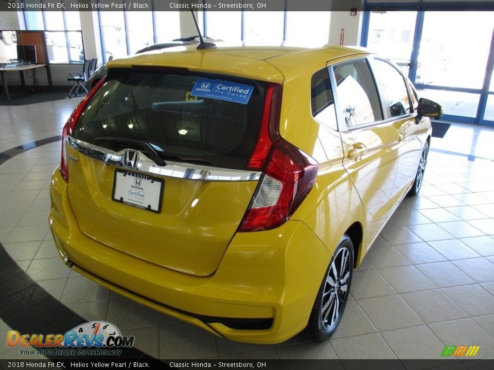 2018 Honda Fit EX Helios Yellow Pearl / Black Photo #7