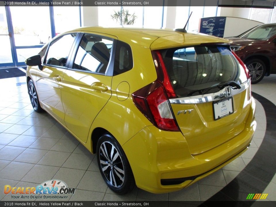 2018 Honda Fit EX Helios Yellow Pearl / Black Photo #9