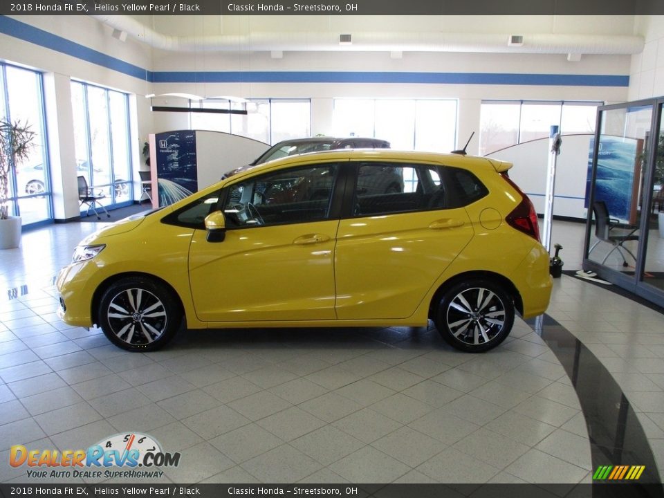 2018 Honda Fit EX Helios Yellow Pearl / Black Photo #10