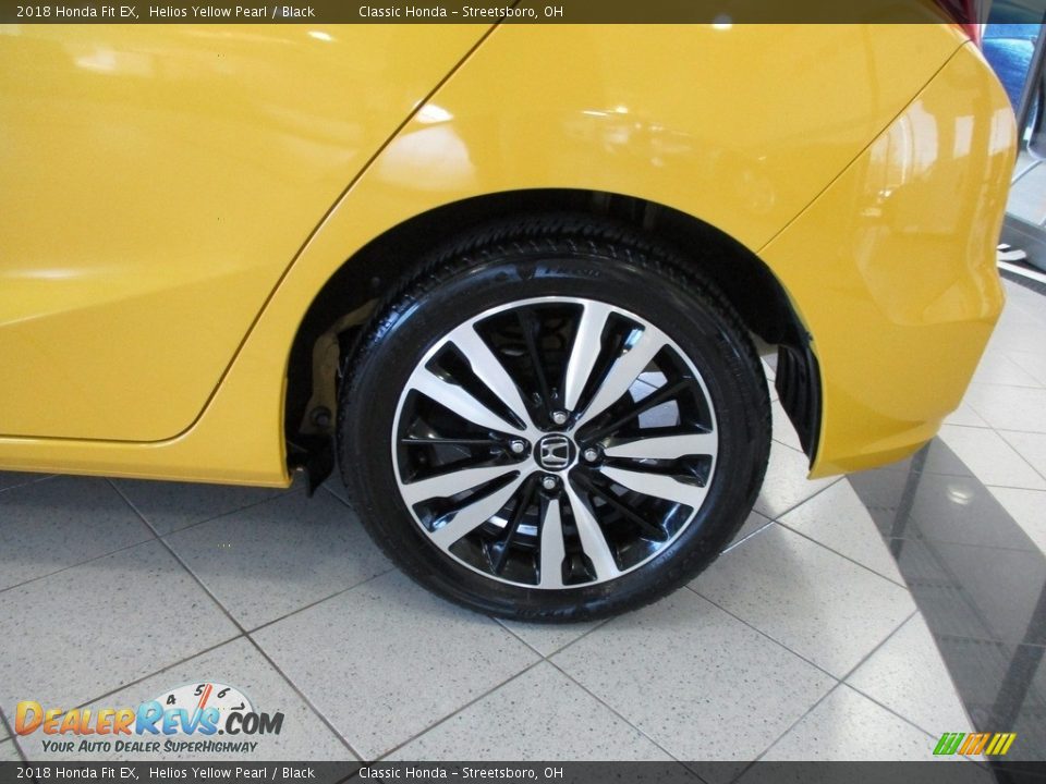 2018 Honda Fit EX Helios Yellow Pearl / Black Photo #11