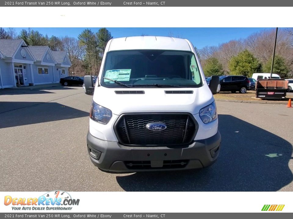 2021 Ford Transit Van 250 MR Long Oxford White / Ebony Photo #2