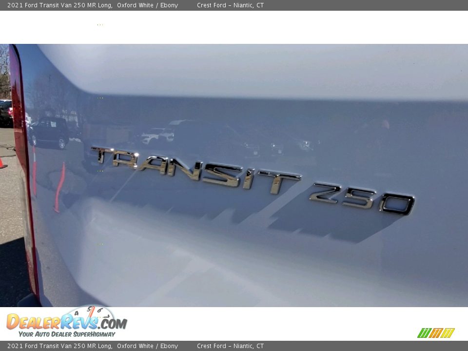2021 Ford Transit Van 250 MR Long Oxford White / Ebony Photo #9