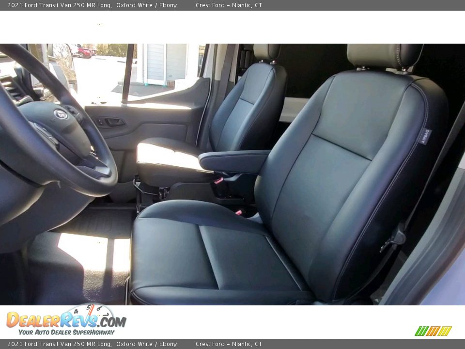 2021 Ford Transit Van 250 MR Long Oxford White / Ebony Photo #11
