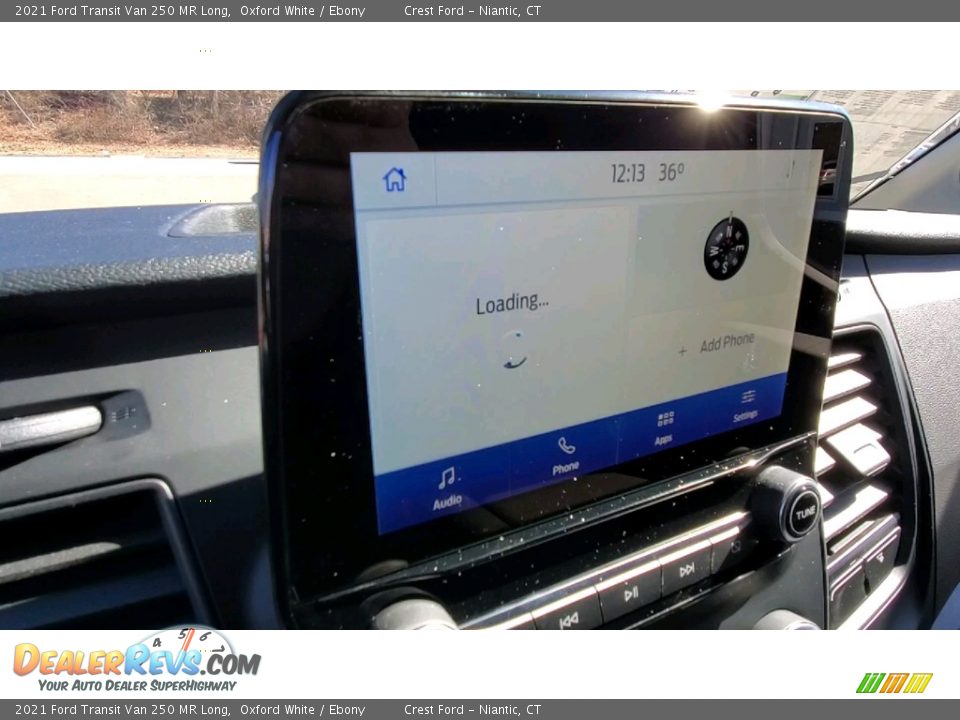 2021 Ford Transit Van 250 MR Long Oxford White / Ebony Photo #14