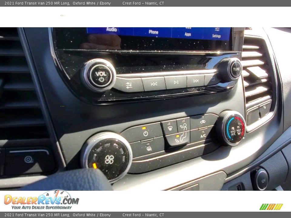 2021 Ford Transit Van 250 MR Long Oxford White / Ebony Photo #15
