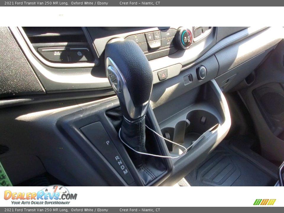 2021 Ford Transit Van 250 MR Long Oxford White / Ebony Photo #16