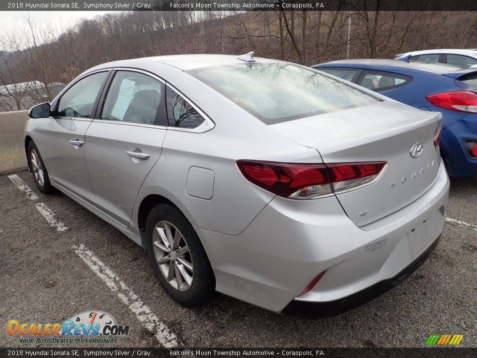 2018 Hyundai Sonata SE Symphony Silver / Gray Photo #2