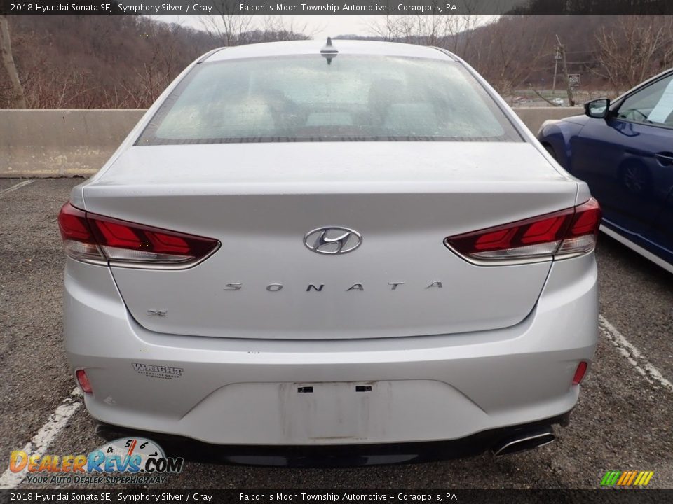 2018 Hyundai Sonata SE Symphony Silver / Gray Photo #3