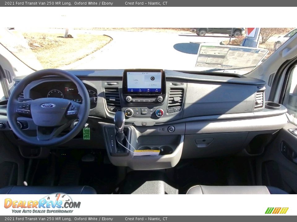 2021 Ford Transit Van 250 MR Long Oxford White / Ebony Photo #21