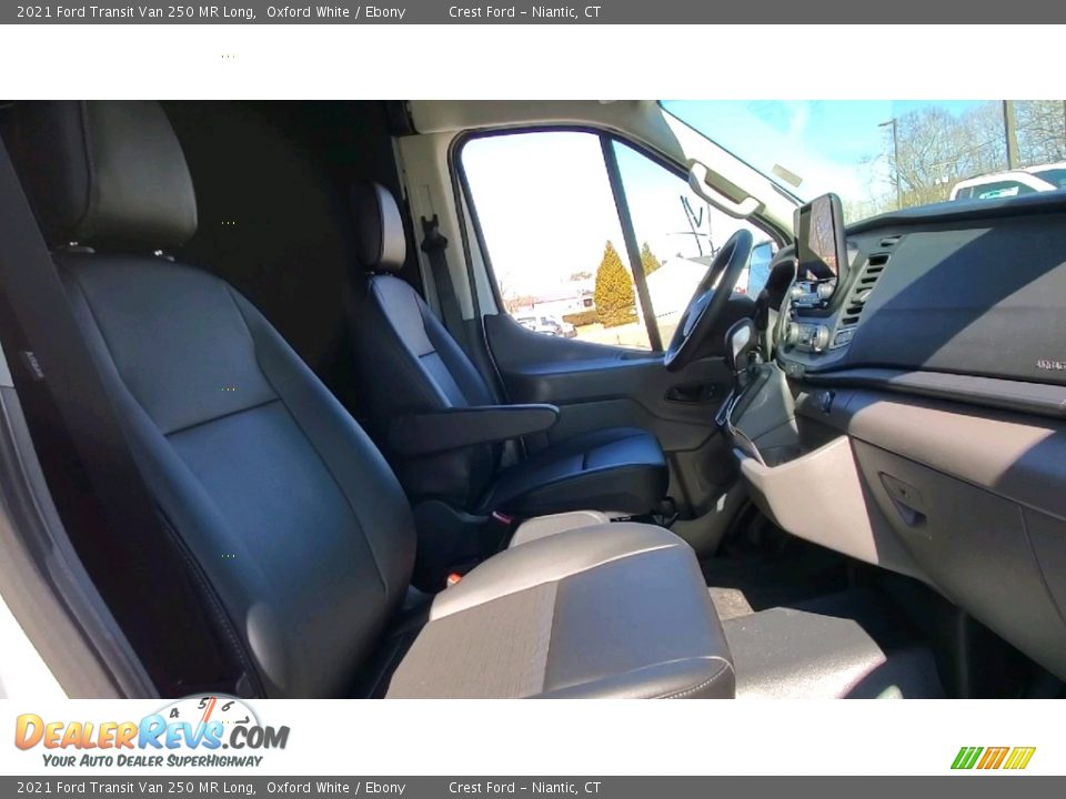 2021 Ford Transit Van 250 MR Long Oxford White / Ebony Photo #22