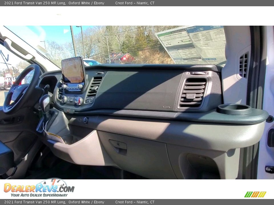 2021 Ford Transit Van 250 MR Long Oxford White / Ebony Photo #23