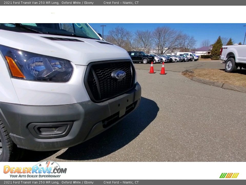 2021 Ford Transit Van 250 MR Long Oxford White / Ebony Photo #25