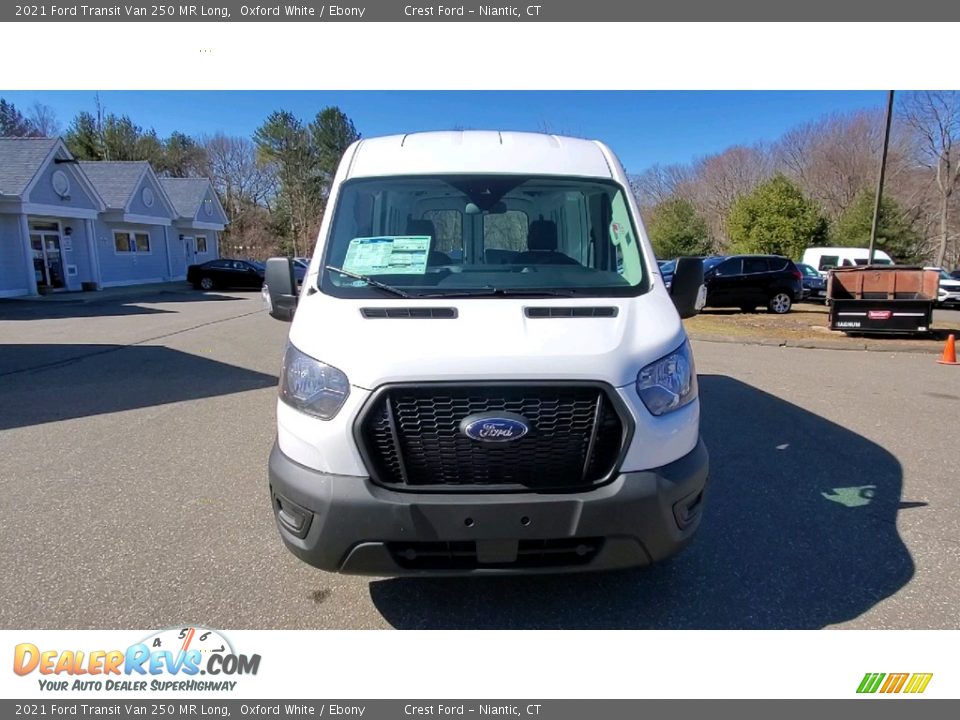 2021 Ford Transit Van 250 MR Long Oxford White / Ebony Photo #2