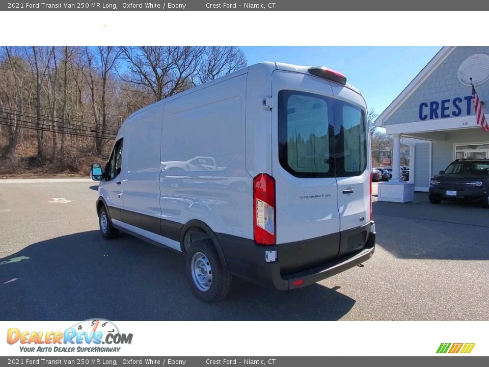 2021 Ford Transit Van 250 MR Long Oxford White / Ebony Photo #5