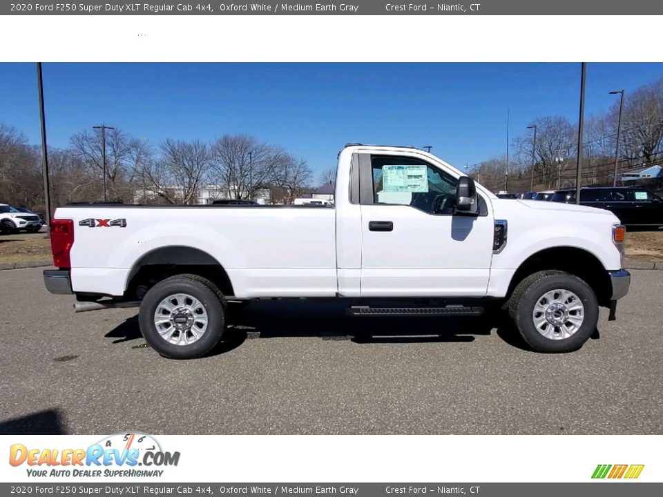 Oxford White 2020 Ford F250 Super Duty XLT Regular Cab 4x4 Photo #8