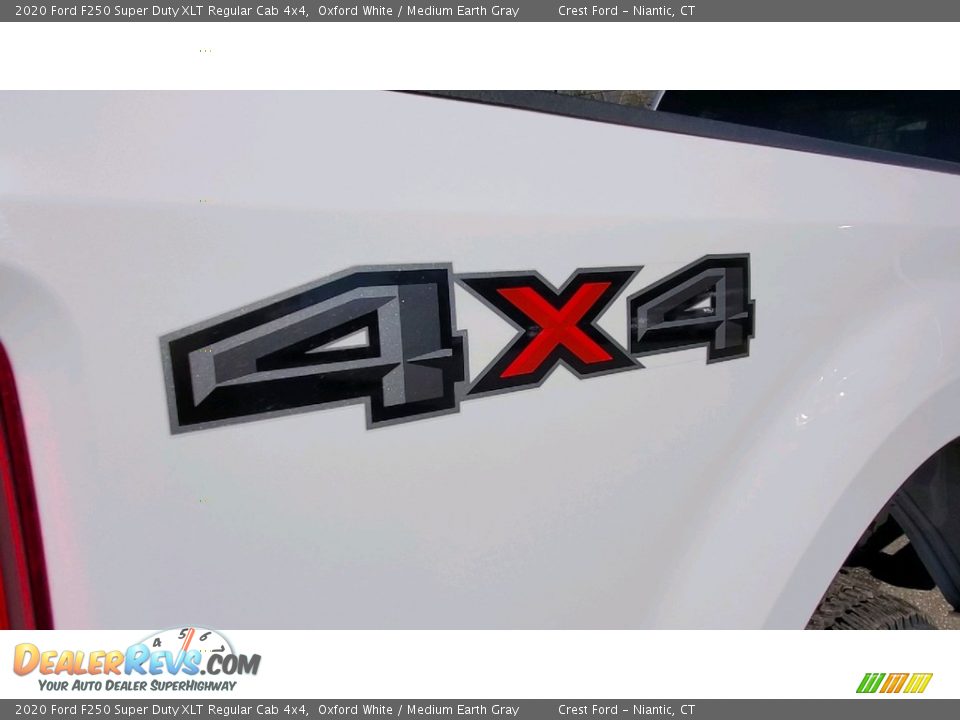 2020 Ford F250 Super Duty XLT Regular Cab 4x4 Oxford White / Medium Earth Gray Photo #9