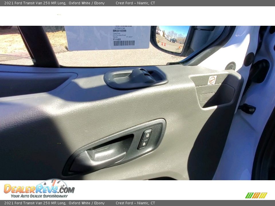 2021 Ford Transit Van 250 MR Long Oxford White / Ebony Photo #12