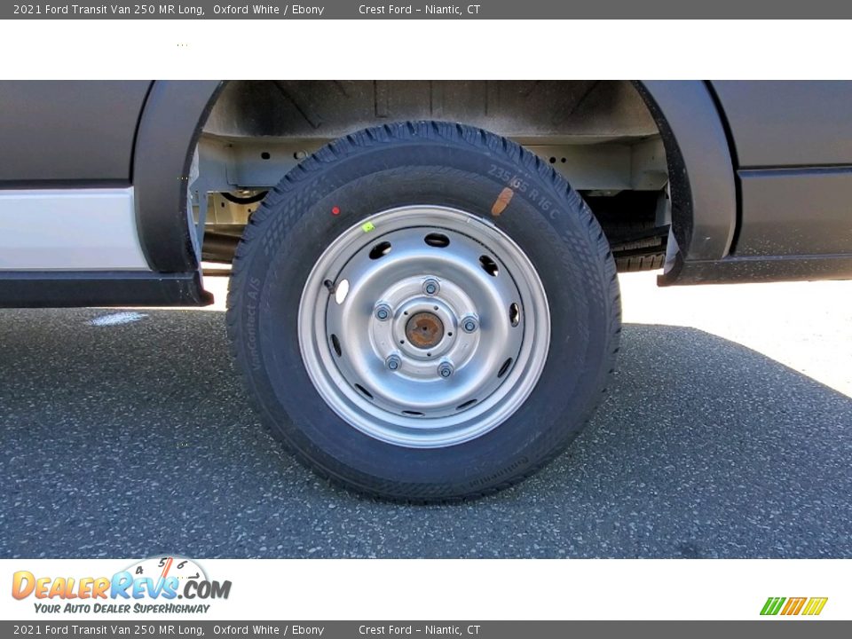 2021 Ford Transit Van 250 MR Long Oxford White / Ebony Photo #16