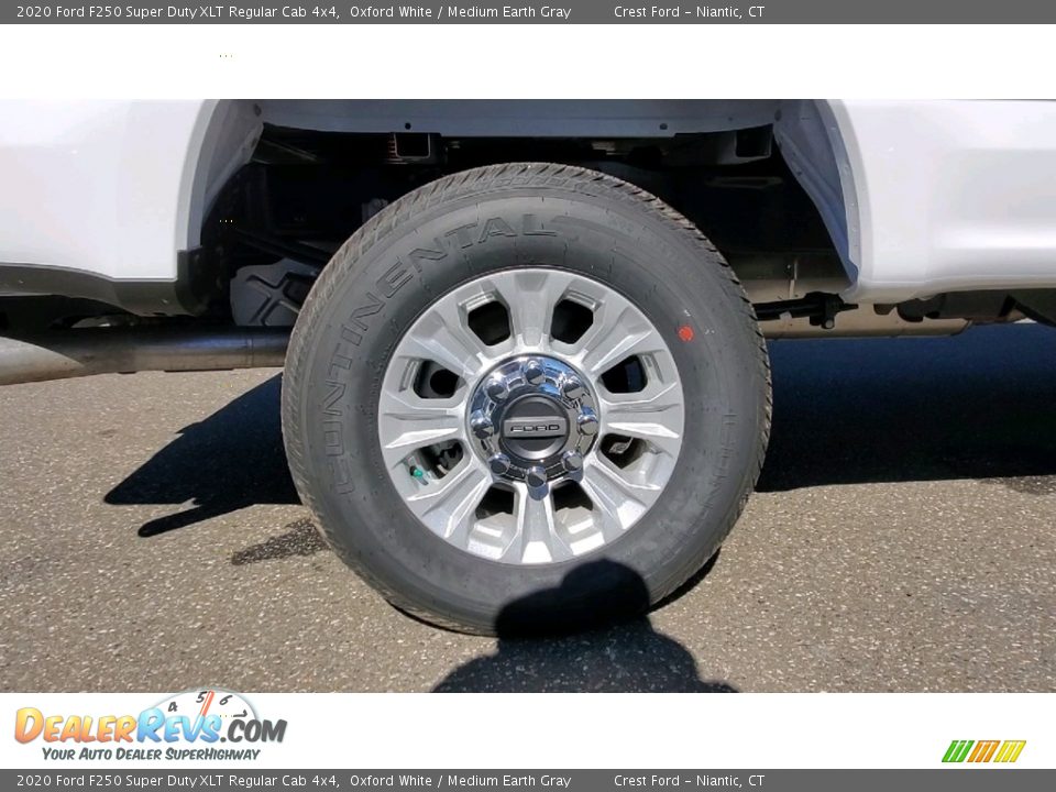 2020 Ford F250 Super Duty XLT Regular Cab 4x4 Oxford White / Medium Earth Gray Photo #19