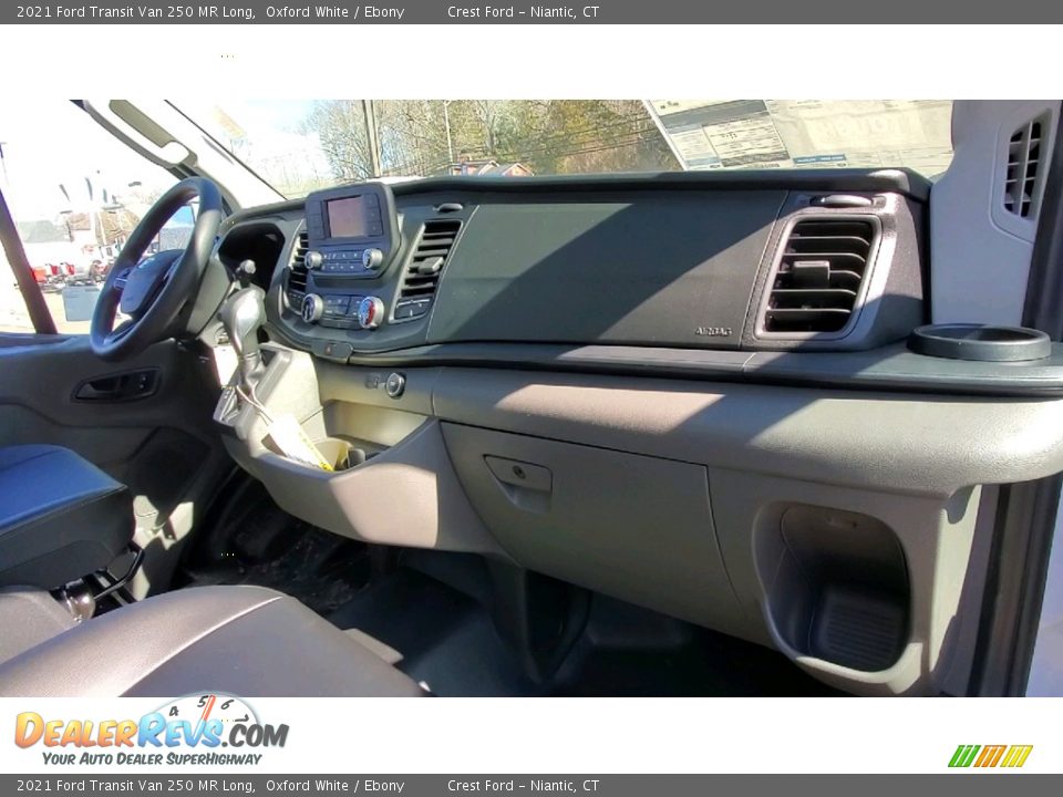 2021 Ford Transit Van 250 MR Long Oxford White / Ebony Photo #22