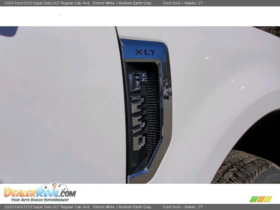 2020 Ford F250 Super Duty XLT Regular Cab 4x4 Oxford White / Medium Earth Gray Photo #22