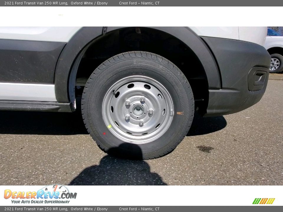 2021 Ford Transit Van 250 MR Long Oxford White / Ebony Photo #23