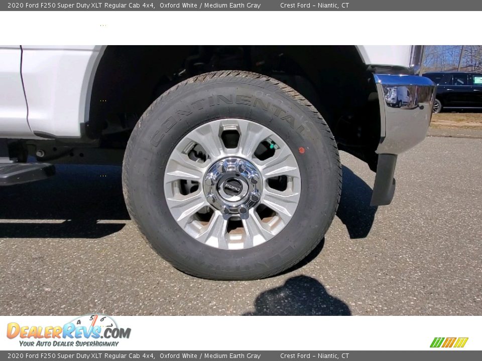 2020 Ford F250 Super Duty XLT Regular Cab 4x4 Oxford White / Medium Earth Gray Photo #23