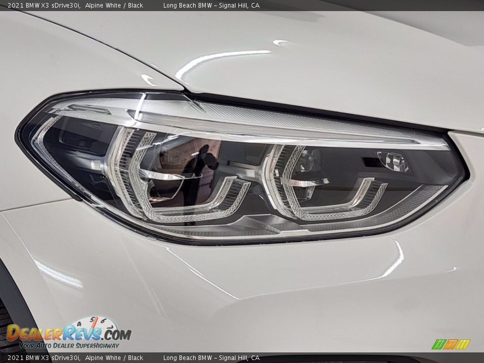 2021 BMW X3 sDrive30i Alpine White / Black Photo #4